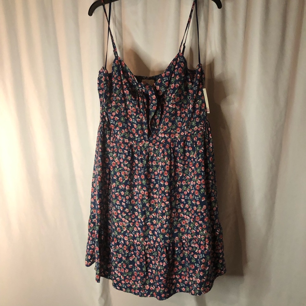 Floral Spaghetti Strap Dress